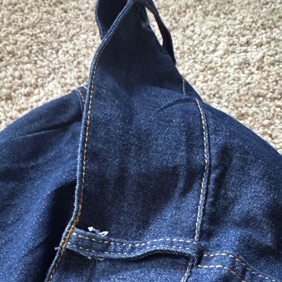 SHEIN Navy A-Line Button Skirt - Picture 4 of 4